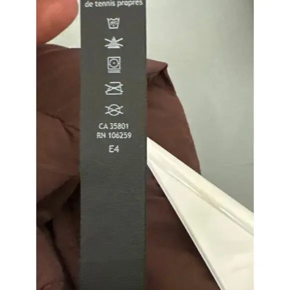 NWOT Lululemon Men's Long Sleeve Brown Goose Down Puffer Jacket - Size XL - Picture 5 of 5